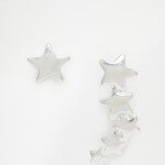 Star cuff earrings