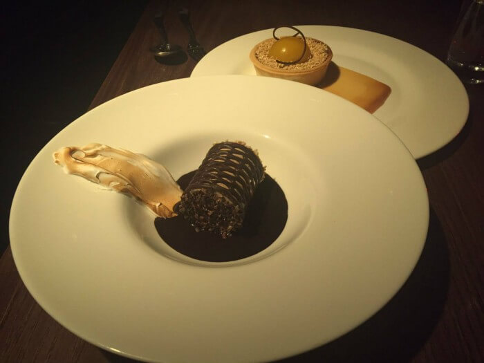 The Heliot chocolate desserts