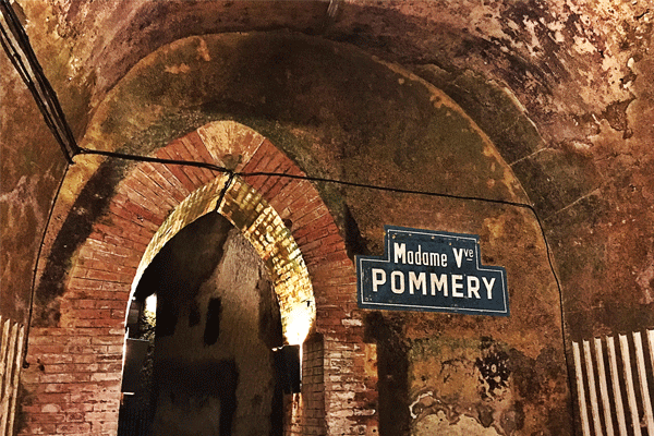Pommery caves